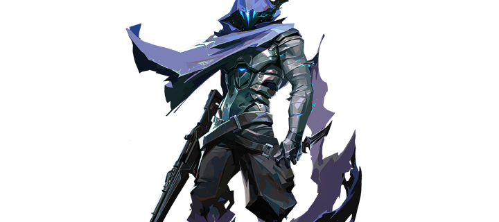 This is the Avatar Image for the Omen (Valorant) AI Voice and Text to Speech Generator