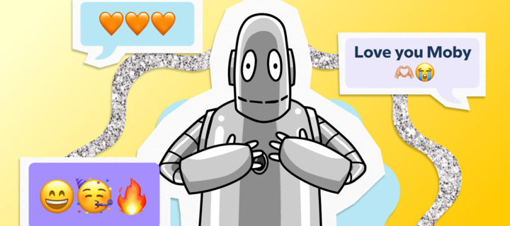 This is the Avatar Image for the Moby (BrainPop!) AI Voice and Text to Speech Generator