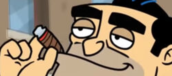 This is the Avatar Image for the Jimmy Falcone (Faut pas rêver) AI Voice and Text to Speech Generator