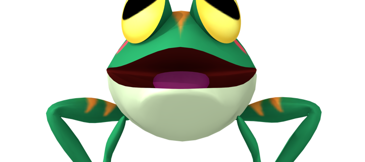 This is the Avatar Image for the Froggy (Sonic Series) AI Voice and Text to Speech Generator