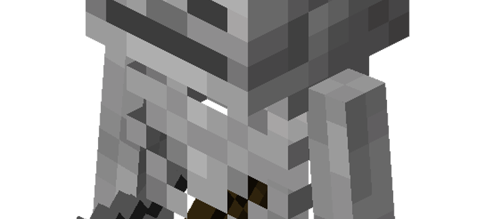 This is the Avatar Image for the Skeleton (Minecraft) AI Voice and Text to Speech Generator