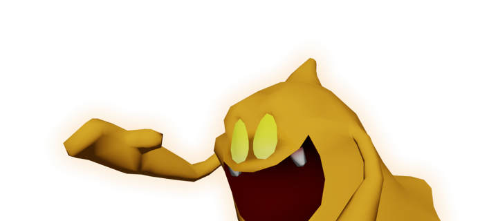 This is the Avatar Image for the Gold Ghost [Luigi Mansion 1] AI Voice and Text to Speech Generator