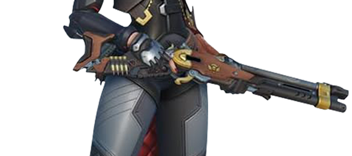 This is the Avatar Image for the Elizabeth Caledonia "Ashe" (Overwatch) - Mabel Cezar AI Voice and Text to Speech Generator