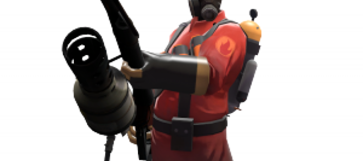 This is the Avatar Image for the Pyro (TF2) AI Voice and Text to Speech Generator