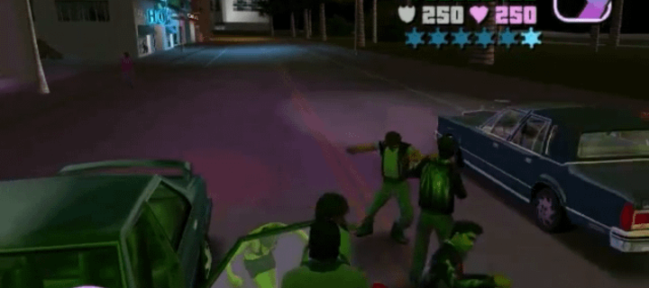 This is the Avatar Image for the Grand Theft Auto Vice City Police Dispatch AI Voice and Text to Speech Generator