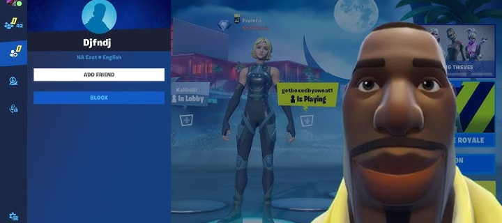 This is the Avatar Image for the "why you ain't accept my friend request?" AI Voice and Text to Speech Generator