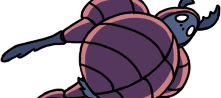 This is the Avatar Image for the Dung Defender - Hollow knight AI Voice and Text to Speech Generator