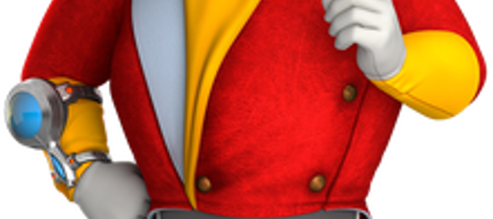 This is the Avatar Image for the Dr. Eggman (Sonic Boom) Isaac Bardavid AI Voice and Text to Speech Generator