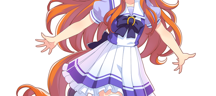 This is the Avatar Image for the Mayano Top Gun (Uma Musume Pretty Derby) AI Voice and Text to Speech Generator