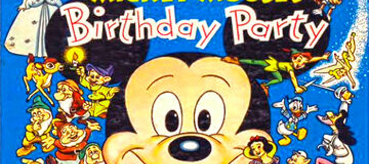 This is the Avatar Image for the Mickey Mouse (Mickey Mouse's Birthday party) AI Voice and Text to Speech Generator