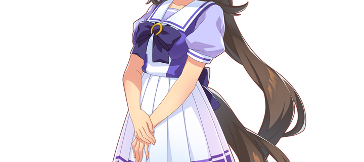 This is the Avatar Image for the Admire Vega (Uma Musume) BEST FOR SING ONLY AI Voice and Text to Speech Generator