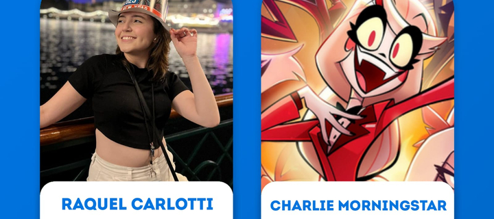 This is the Avatar Image for the Charlie Morningstar (Hazbin Hotel) Raquel Carlotti AI Voice and Text to Speech Generator