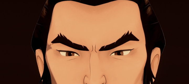 This is the Avatar Image for the Taigen (Blue Eye Samurai) AI Voice and Text to Speech Generator