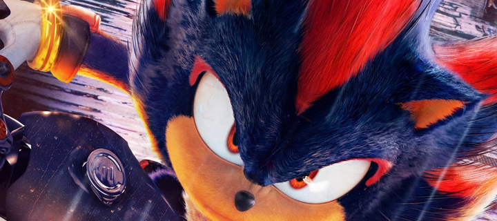 This is the Avatar Image for the Shadow the Hedgehog (Sonic the Hedgehog) AI Voice and Text to Speech Generator