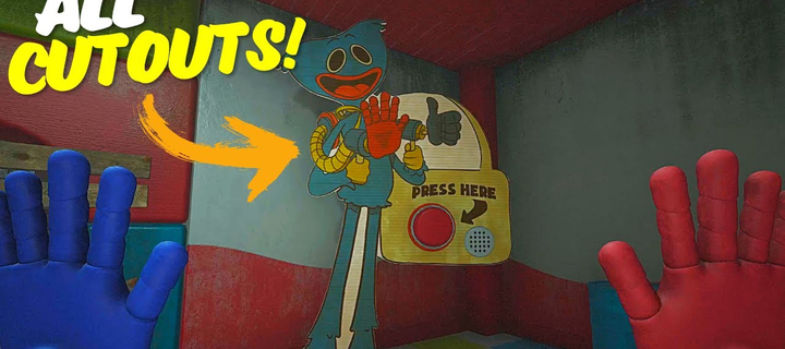 This is the Avatar Image for the Huggy Wuggy Cutout (Poppy Playtime) (40000) AI Voice and Text to Speech Generator