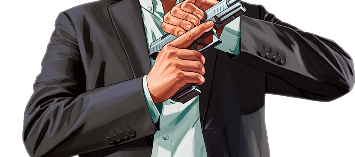 This is the Avatar Image for the Michael De Santa AI Voice and Text to Speech Generator