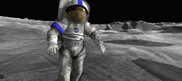 This is the Avatar Image for the Moonbase Alpha Astronaut - Moonbase Alpha AI Voice and Text to Speech Generator