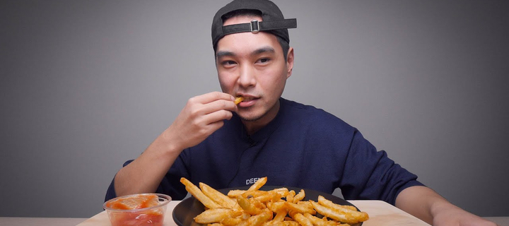 This is the Avatar Image for the Crispy Fries Guy (BenDeen) AI Voice and Text to Speech Generator