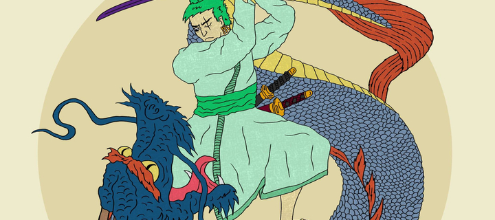 This is the Avatar Image for the Zoro JAPANESE One Piece AI Voice and Text to Speech Generator