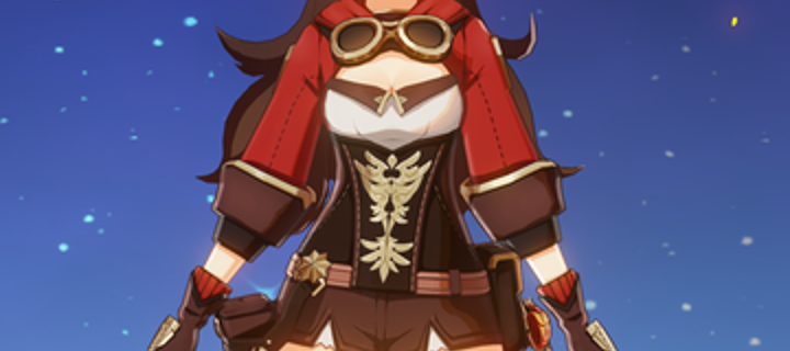 This is the Avatar Image for the Amber from Genshin Impact AI Voice and Text to Speech Generator