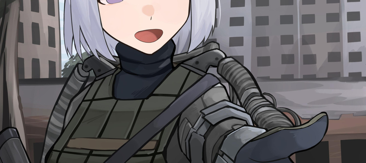 This is the Avatar Image for the RPK-16 (Girls' Frontline) AI Voice and Text to Speech Generator