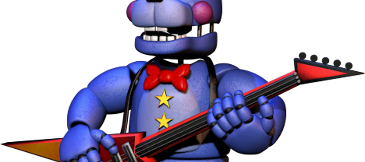 This is the Avatar Image for the Rockstar Bonnie (FNAF 6) AI Voice and Text to Speech Generator