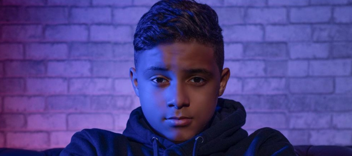 This is the Avatar Image for the Ourple Guy / SAVE THEM Voice AI Voice and Text to Speech Generator