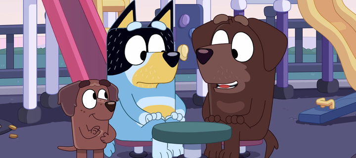 This is the Avatar Image for the Fido & Winnie (Bluey) AI Voice and Text to Speech Generator