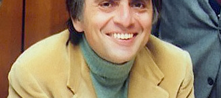 This is the Avatar Image for the Carl Sagan AI Voice and Text to Speech Generator