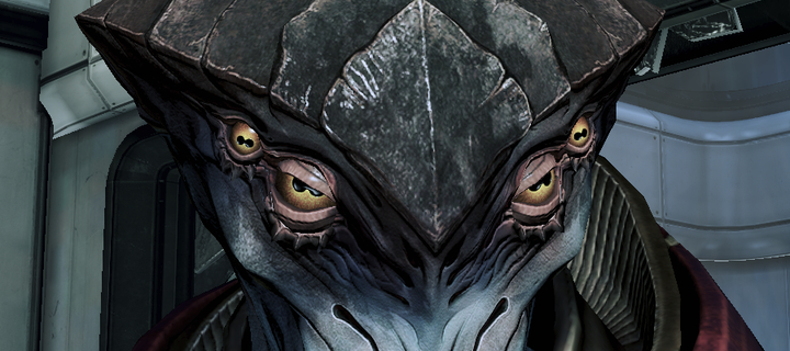 This is the Avatar Image for the The Harbinger - Mass Effect (48000) AI Voice and Text to Speech Generator