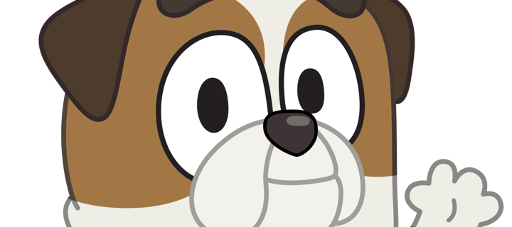 This is the Avatar Image for the Winton (Bluey) AI Voice and Text to Speech Generator