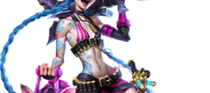 This is the Avatar Image for the Jinx League of Legends AI Voice and Text to Speech Generator