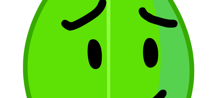 This is the Avatar Image for the BFDI: Leafy AI Voice and Text to Speech Generator