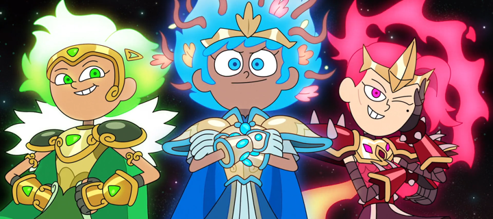 This is the Avatar Image for the The Calamity Girls (Amphibia) Each AI Voice and Text to Speech Generator