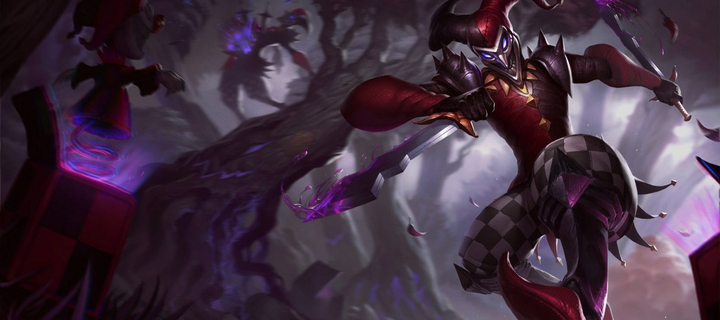 This is the Avatar Image for the Shaco - League Of Legends AI Voice and Text to Speech Generator