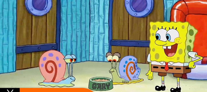 This is the Avatar Image for the Gary the Snail (SpongeBob Squarepants) AI Voice and Text to Speech Generator