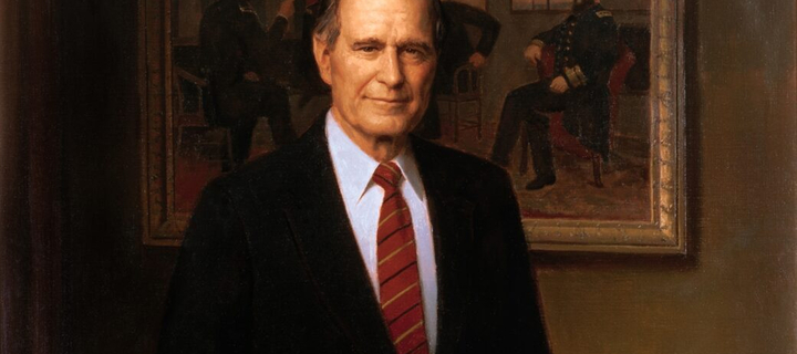 This is the Avatar Image for the George H. W. Bush AI Voice and Text to Speech Generator