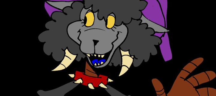 This is the Avatar Image for the Witch Sheep (The Mysterious House) AI Voice and Text to Speech Generator