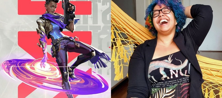 This is the Avatar Image for the Astra - Valorant (Pamella Rodrigues) AI Voice and Text to Speech Generator