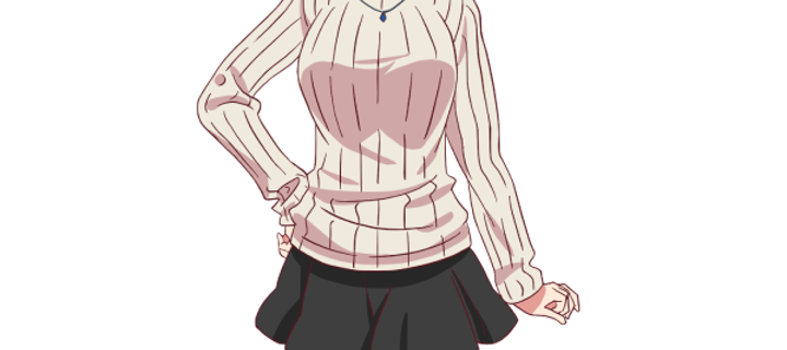 This is the Avatar Image for the Ruka Sarashina (Rent a Girlfriend) AI Voice and Text to Speech Generator
