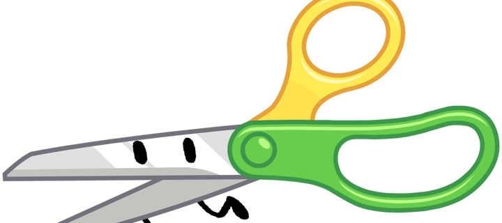 This is the Avatar Image for the Scissors (BFDI) AI Voice and Text to Speech Generator