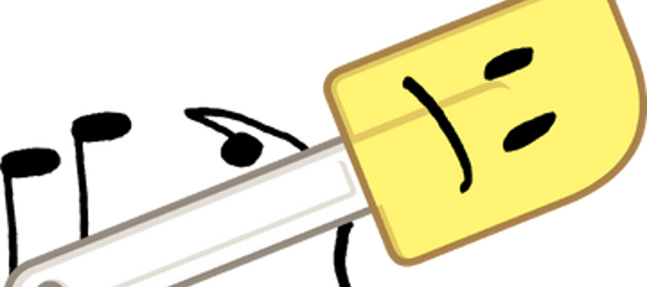 This is the Avatar Image for the Rubber Spatula (BFDI:TPOT) AI Voice and Text to Speech Generator