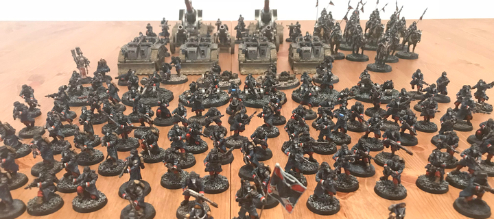 This is the Avatar Image for the Death Korp of Krieg Soldier (Warhammer 40000) AI Voice and Text to Speech Generator