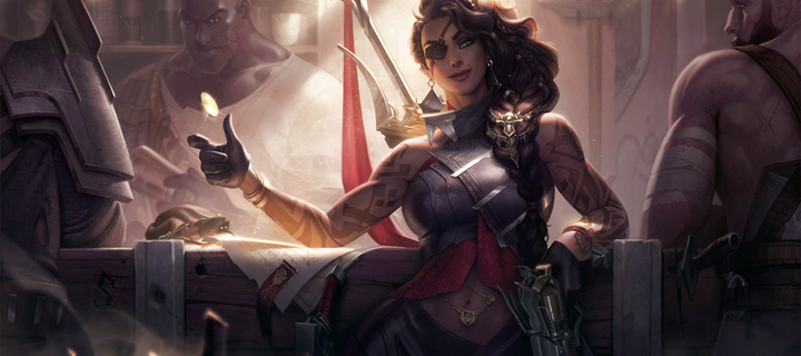 This is the Avatar Image for the Samira (League of Legends) AI Voice and Text to Speech Generator