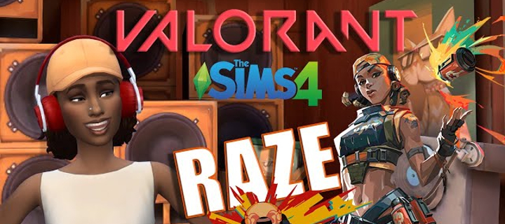 This is the Avatar Image for the Raze (Valorante) AI Voice and Text to Speech Generator