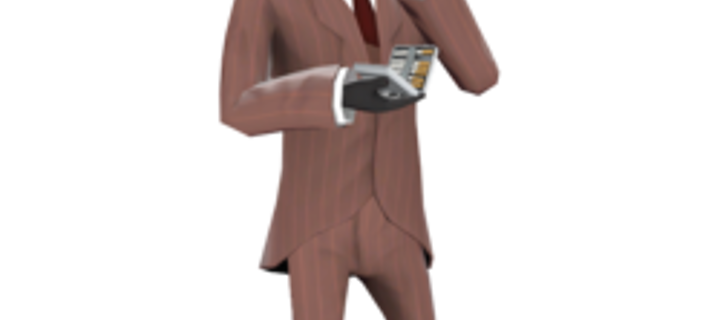 This is the Avatar Image for the Spy - Team Fortress 2 AI Voice and Text to Speech Generator