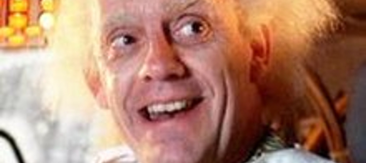 This is the Avatar Image for the Dr. Emmett Brown "Doc" AI Voice and Text to Speech Generator