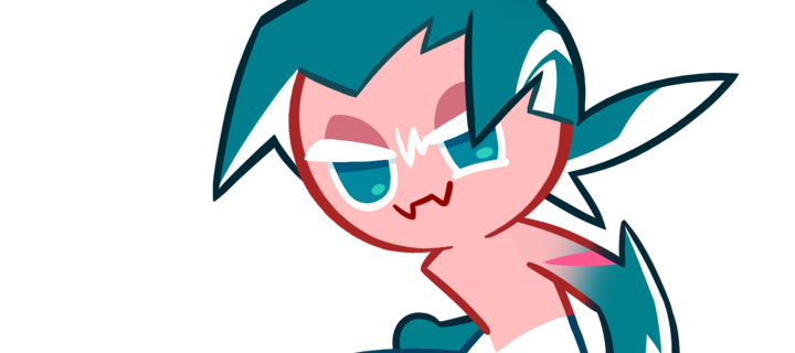 This is the Avatar Image for the Sorbet Shark Cookie's Shark Form (Cookie Run Kingdom) AI Voice and Text to Speech Generator