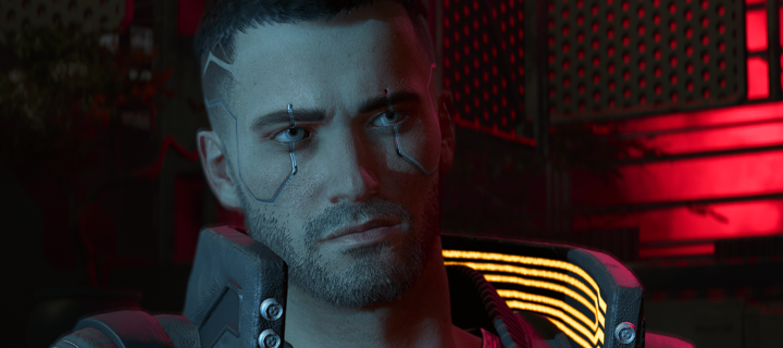 This is the Avatar Image for the Male V (Cyberpunk 2077) AI Voice and Text to Speech Generator
