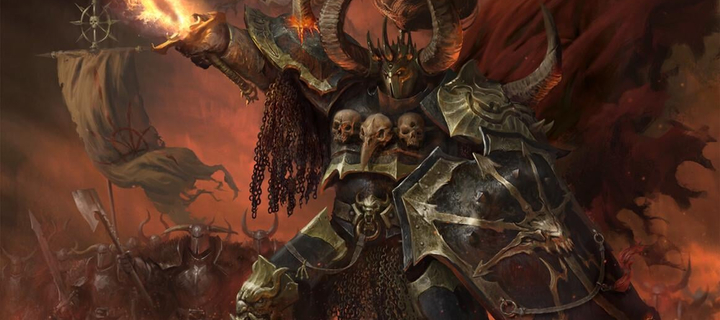 This is the Avatar Image for the Archaon the Everchosen (Warhammer Fantasy) AI Voice and Text to Speech Generator